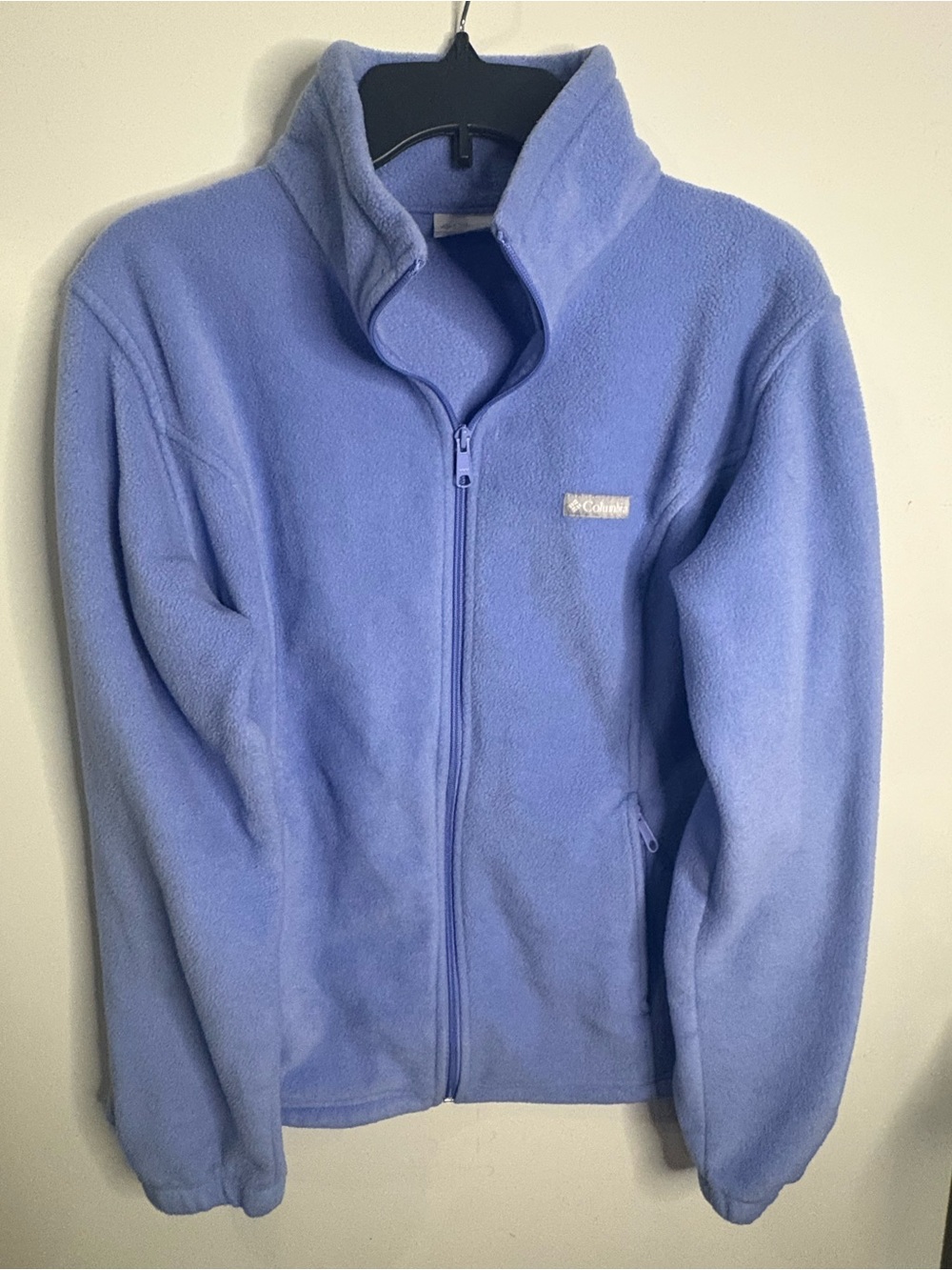 Columbia Women’s XL Light Periwinkle Blue Full-Zip Fleece Jacket